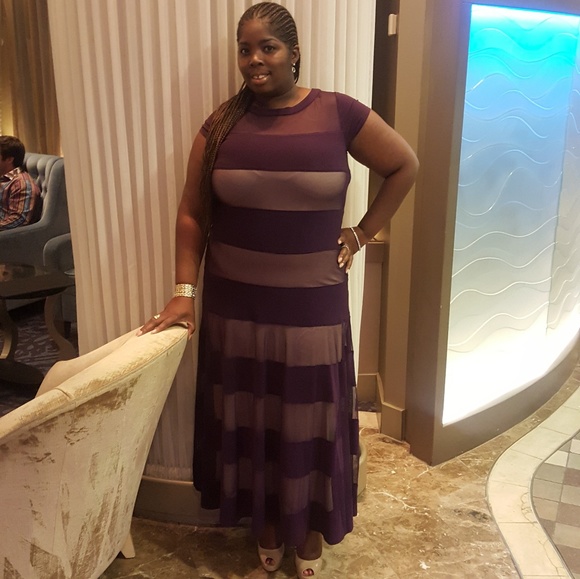 Plus Size Dinner Dress - Picture 4 of 4